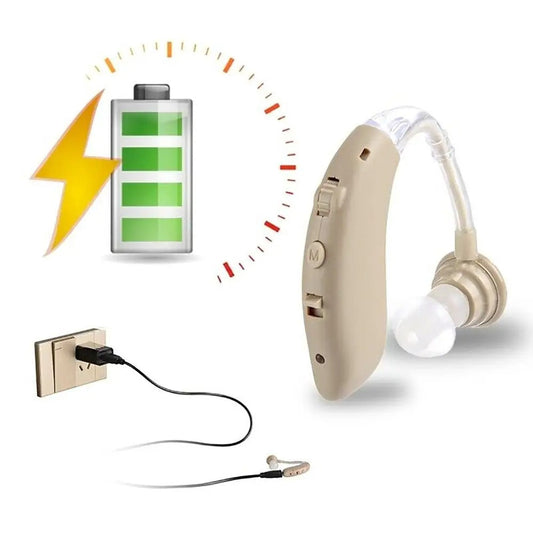 Audifono Digital con Bluetooth y amplificador de oído, recargable